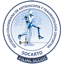 Logo de la Sociedad Colombiana de Artroscopia y Traumatología Deportiva SOCARTD