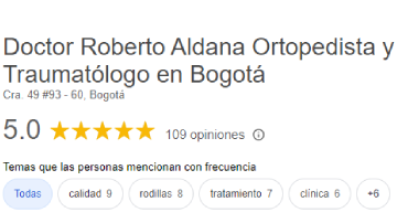 Opiniones acerca del Doctor Roberto Aldana